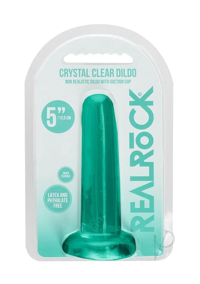 Real Rock Female Sex Toys | Realrock Crystal Clear Dildo with Suction Cup Real Rock Female Sex Toys | Realrock Crystal Clear Dildo with Suction Cup