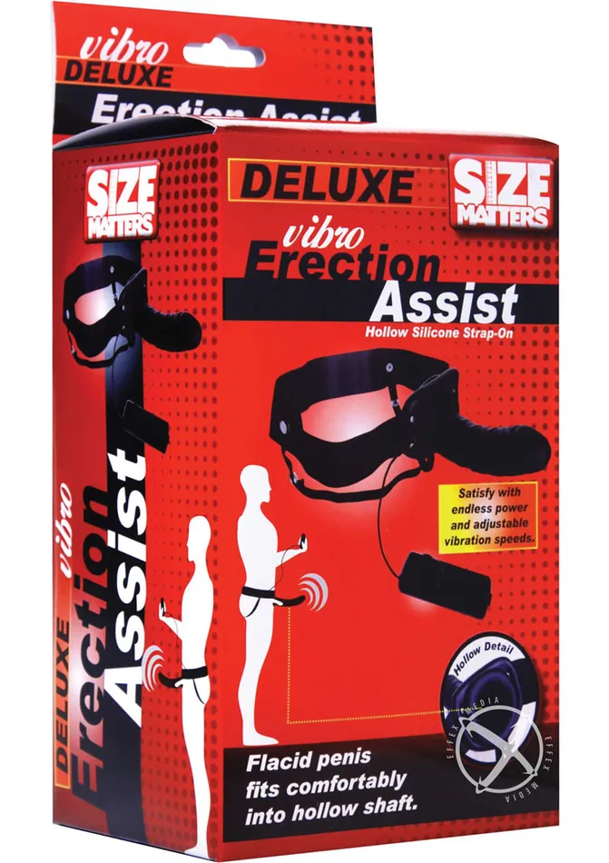 Size Matters Female Sex Toys | Size Matters Erection Assist Vibrating Silicone Hollow Strap-On Size Matters Female Sex Toys | Size Matters Erection Assist Vibrating Silicone Hollow Strap-On