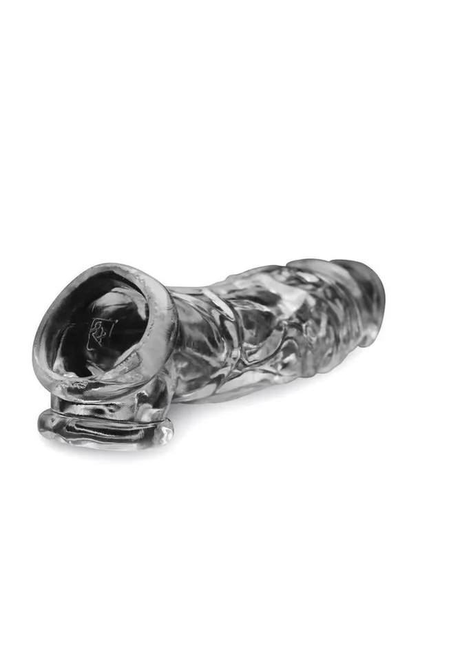 Size Matters Male Sex Toys | Size Matters Realistic Clear Penis Enhancer and Ball Stretcher