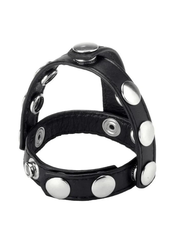 Strict Leather Female Sex Toys | Strict Leather Snap-On Cock and Ball Harness