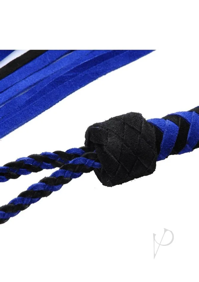 Strict Leather Vibrators Strict Leather Black and Blue Suede Flogger