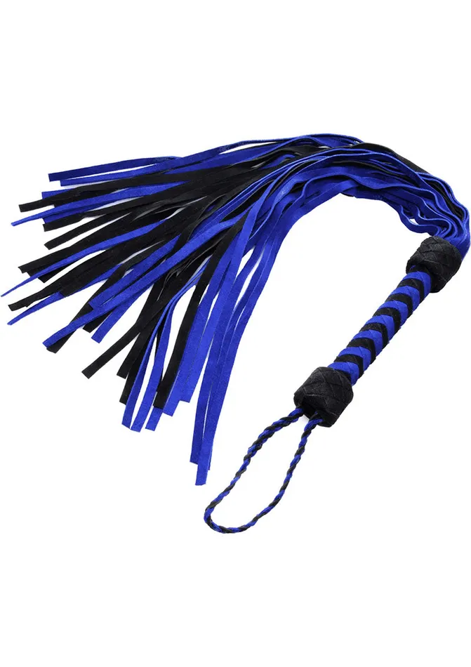 Strict Leather Vibrators | Strict Leather Black and Blue Suede Flogger Strict Leather Vibrators | Strict Leather Black and Blue Suede Flogger