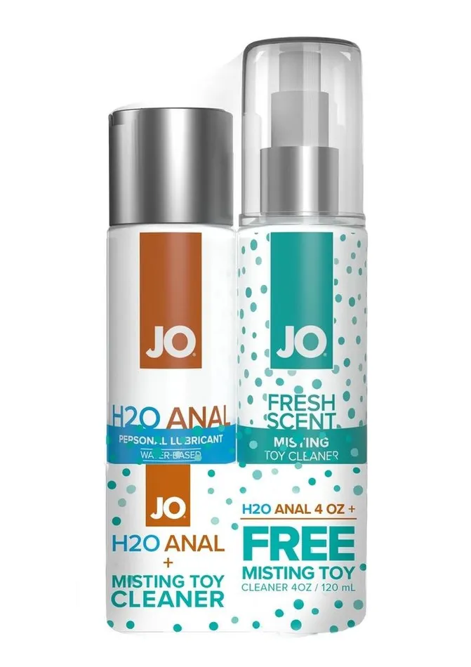 System JO JO Gift with Purchase H2o Anal Lubricant 4oz and Misting Toy Cleaner Male Sex Toys System JO JO Gift with Purchase H2o Anal Lubricant 4oz and Misting Toy Cleaner Male Sex Toys