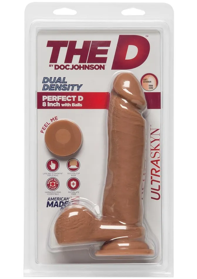 The D Female Sex Toys | The D Perfect D Ultraskyn Dildo with Balls The D Female Sex Toys | The D Perfect D Ultraskyn Dildo with Balls
