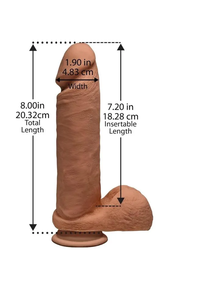 The D Female Sex Toys | The D Perfect D Ultraskyn Dildo with Balls The D Female Sex Toys | The D Perfect D Ultraskyn Dildo with Balls