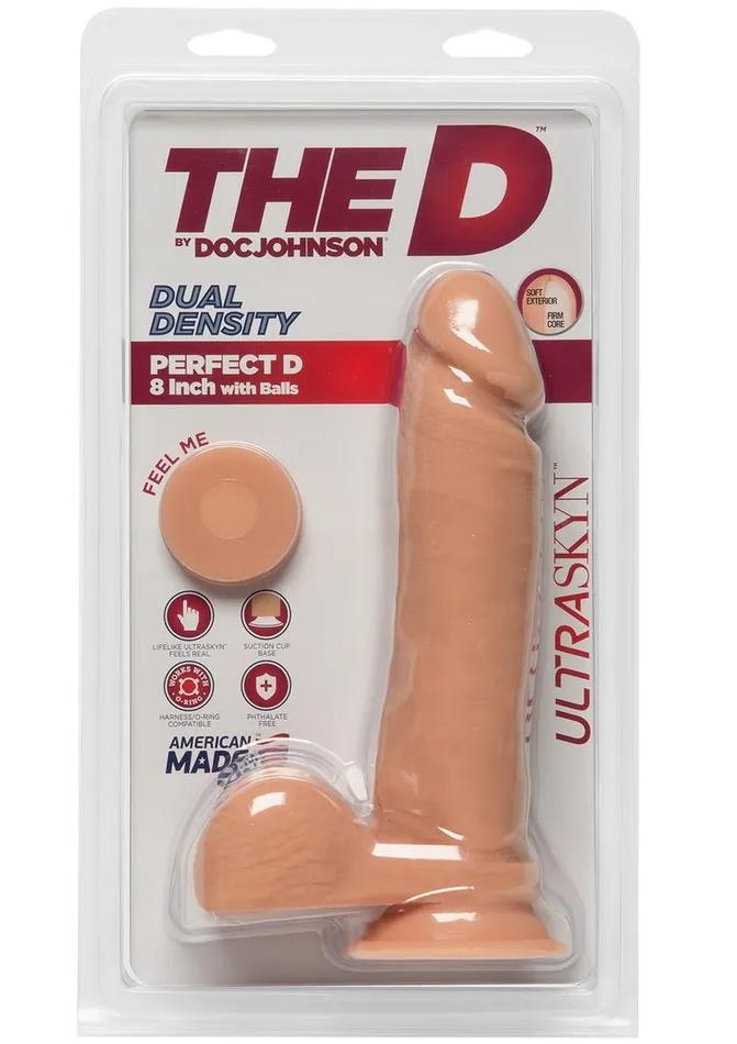 The D Female Sex Toys | The D Perfect D Ultraskyn Dildo with Balls The D Female Sex Toys | The D Perfect D Ultraskyn Dildo with Balls