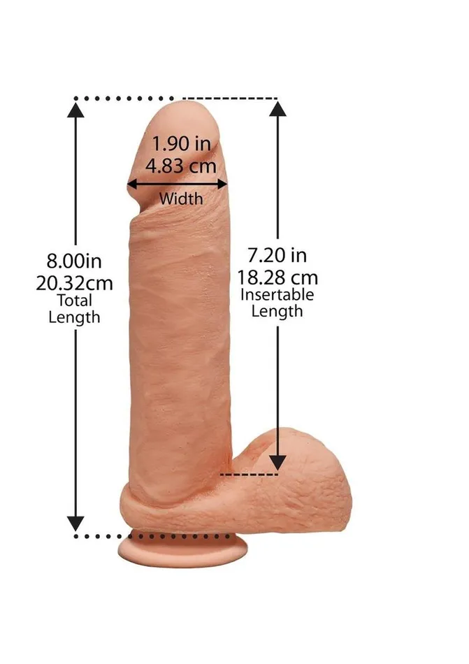 The D Female Sex Toys | The D Perfect D Ultraskyn Dildo with Balls The D Female Sex Toys | The D Perfect D Ultraskyn Dildo with Balls