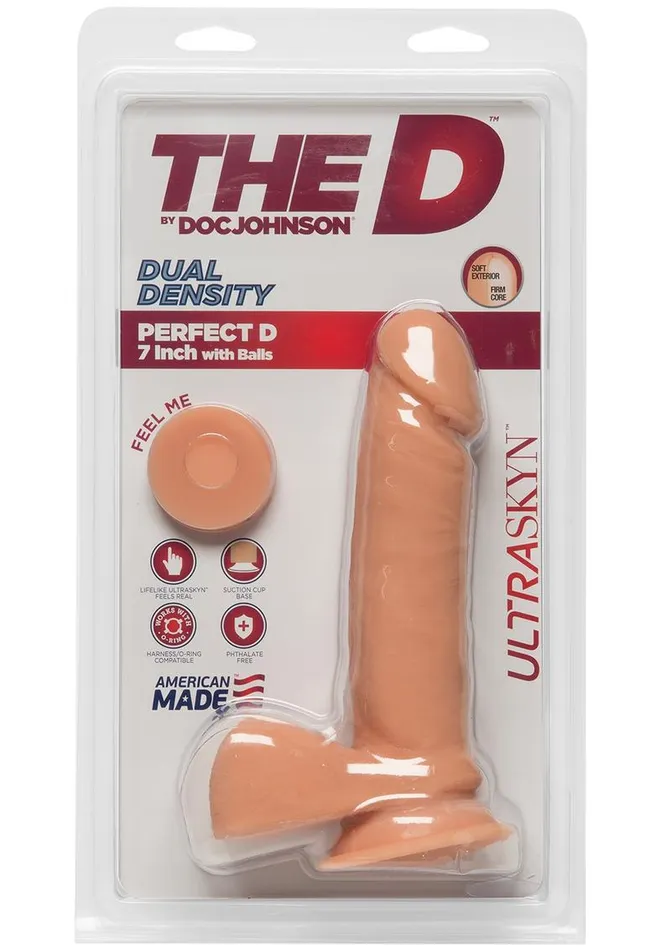 The D Female Sex Toys | The D Perfect D Ultraskyn Dildo with Balls The D Female Sex Toys | The D Perfect D Ultraskyn Dildo with Balls