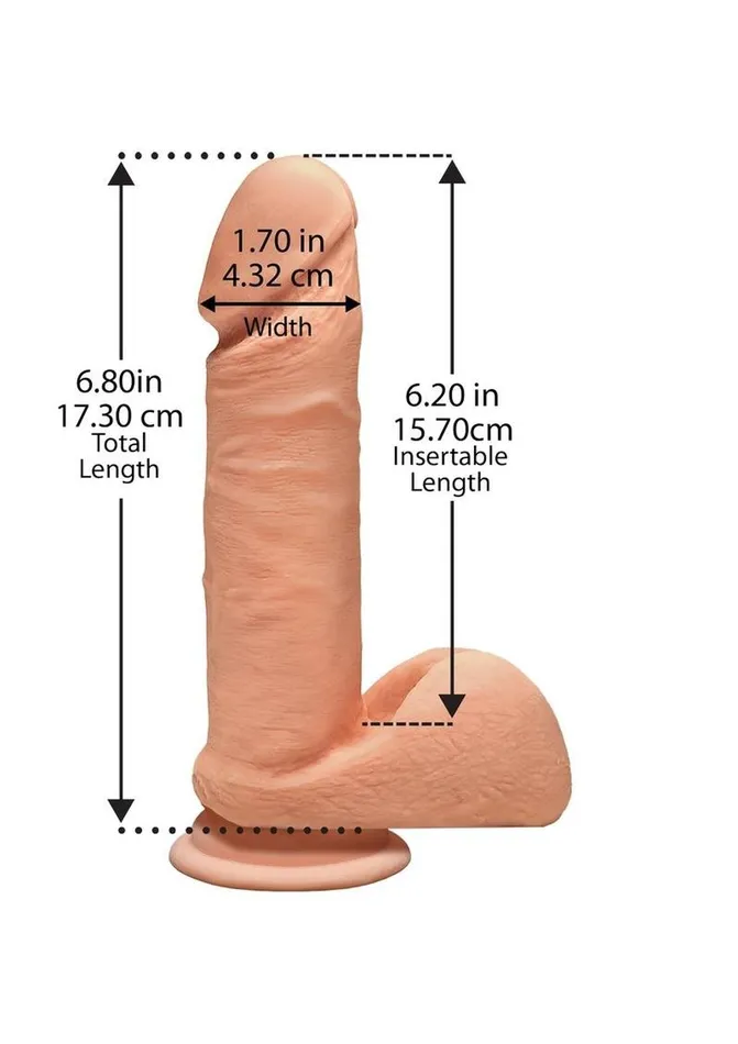 The D Female Sex Toys | The D Perfect D Ultraskyn Dildo with Balls The D Female Sex Toys | The D Perfect D Ultraskyn Dildo with Balls