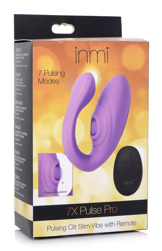 Vibrators | XR Brands inmi 7x Pulse Pro Pulsating and Clit Stim Vibe With Remote Vibrators | XR Brands inmi 7x Pulse Pro Pulsating and Clit Stim Vibe With Remote