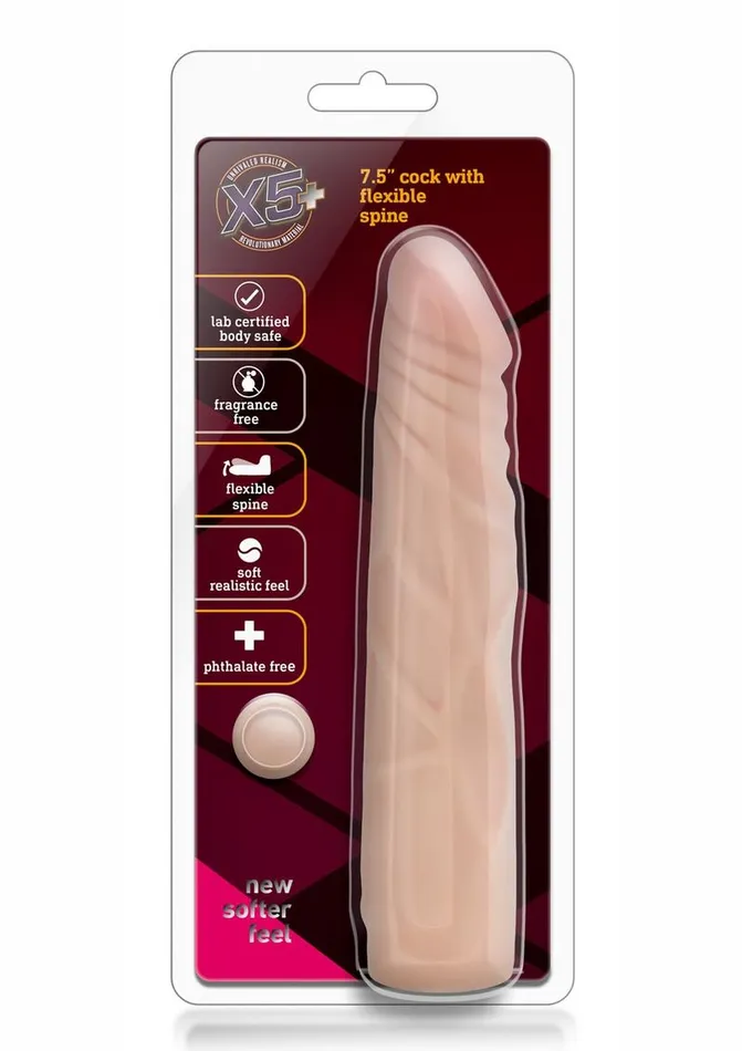 X5 Plus X5 Plus Cock with Flexible Spine | Female Sex Toys