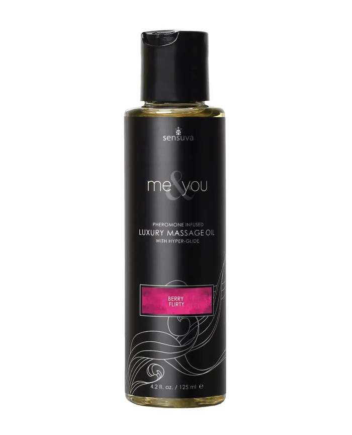 Sensuva Me You Massage Oil 42 oz Berry Flirty Sensuva Couples