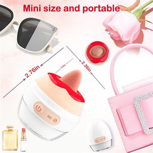 Vibrators | Aimitoy Small Rose Tongue Cotton